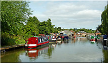 SP5465 : Grand Union Canal approaching Braunston Locks, Northamptonshire by Roger  D Kidd