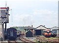 The 1pm Bank Holiday Special reversing into Downpatrick Station