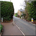 End of the pavement, Culver Street, Newent