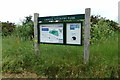 TM1840 : Orwell Country Park sign by Geographer