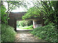 Bridge over the railway trackbed at Great Preston