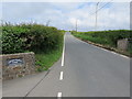 Road (B4577) at the entrance to Cefngwrthafarn Uchaf