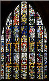 TA0489 : East window, St Mary's church, Scarborough by Julian P Guffogg