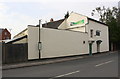 Bus stop outside Wilford Social Club