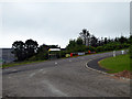 Emerging onto the main road at Dunbeath