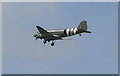 TF2257 : C47 Dakota of BBMF in invasion stripes over Coningsby by Adrian S Pye