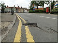 Four inch deep pot-hole to catch out the unwary at Billinghay