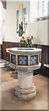 TL3601 : Christ Church, Waltham Cross - Font by John Salmon
