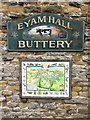 Eyam Hall Buttery sign