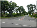 SK6149 : Junction of Bonner Lane with Bonner Hill by Graham Hogg