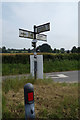 TM3775 : Signpost on Grange Road by Geographer