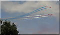 Red Arrows over Livermead