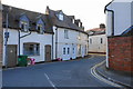 Narrow street in Upton-upon-Severn