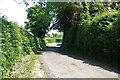 Country lane near Waterside House