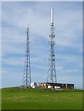 NX9912 : Communications masts by Russel Wills