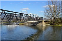 TQ3586 : Footbridge, River Lea by N Chadwick