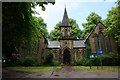 Former church in Staveley cemetery