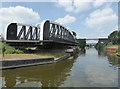 SJ5378 : Sutton Weaver swing bridge by Chris Allen