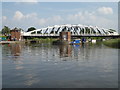SJ6076 : Acton Bridge - River Weaver by Chris Allen