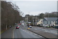 End of dual carriageway, Tavistock Rd