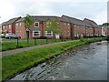 Houses off Brythill Drive, alongside the Stourbridge Canal