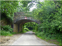 ST6832 : Former railway bridge, Lower Shepton by Robin Webster