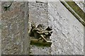 Elkstone, St. John the Evangelist Church: Sculptures on the tower 2