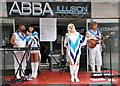 Abba Tribute Group, Yate Shopping Centre, Gloucestershire 2017