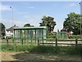 SJ8739 : Bus shelters on the A34 at Strongford by Jonathan Hutchins