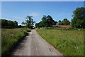 Road leading to Somerby Low Farm