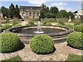 SJ8640 : Fountain in the parterre at Trentham Gardens by Jonathan Hutchins