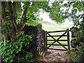 ST4851 : Gate on West Mendip Way by Roger Cornfoot