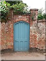 Bradninch: garden door in Millway