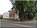 Advertising hoardings on Salisbury Road, Totton