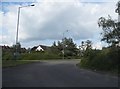 Roundabout on Seven Meadows Road, Stratford on Avon