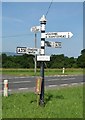 SCC Fingerpost at Woolson Moor A358