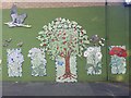 Mural on Ham village green