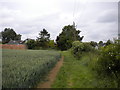 Public bridleway approaching Nettleham