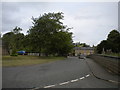 Road past the churchyard, Scothern