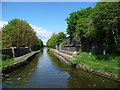 Aqueduct over a disused railway, from the east