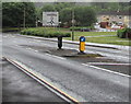 Pedestrian refuge, Newport Road, Pontllanfraith