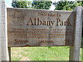 Notice at Albany Park