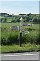 ST2243 : SCC Fingerpost at Clayland. by Andrew Riley