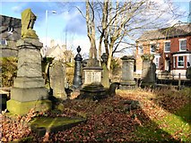 SJ8895 : Brookfield churchyard by Gerald England