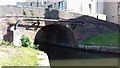 The bridge over the entrance to the Islington Arm of the Ashton Canal. Manchester