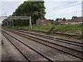 View from a Rugby-Crewe train - Houses and trees, Atherstone