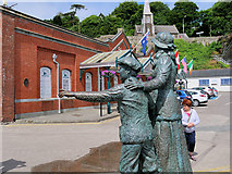 W7966 : Annie Moore Statue outside Cobh Heritage Centre by David Dixon