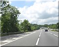 ST1381 : Motorway on slip westbound at J32 of M4 by David Smith