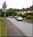 Bilingual warning sign, Gelli Lane, Pontllanfraith