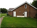 Casa Fajara banner on the wall of Marlborough RFC clubhouse, The Common, Marlborough